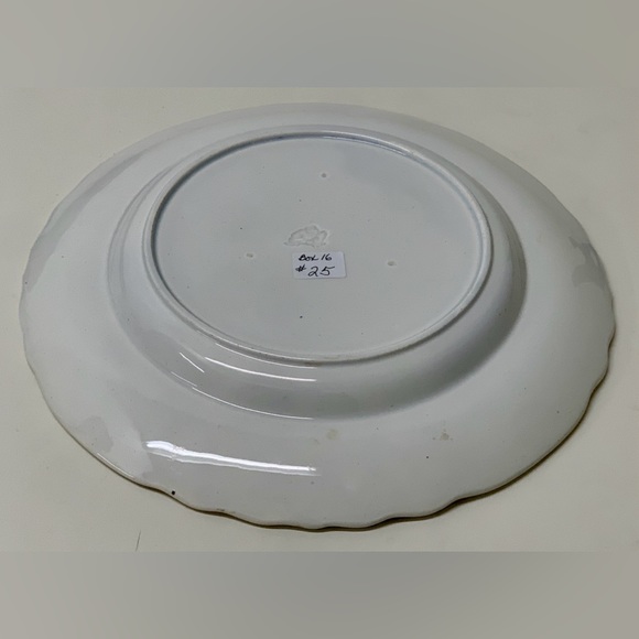 19th Century Antique Gaudy Welsh Butterfly Plate Eagle Marked for US Export - Picture 9 of 16